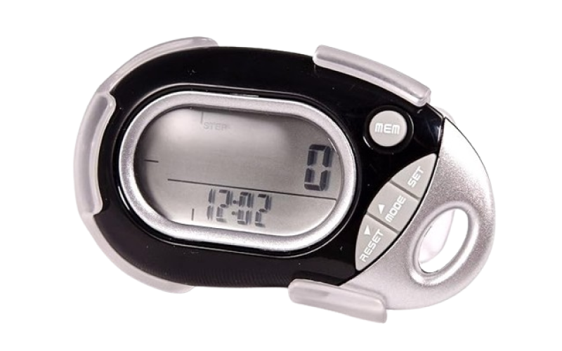 Pedusa PE-771 Tri-Axis Multi-Function Pocket Pedometer (Black, Holster/Belt)